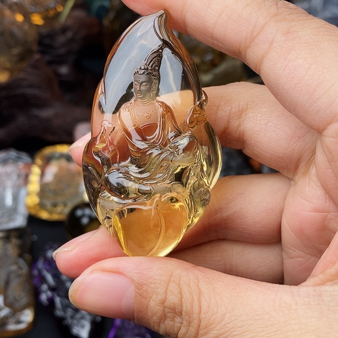 水晶吊坠未镶嵌吊坠