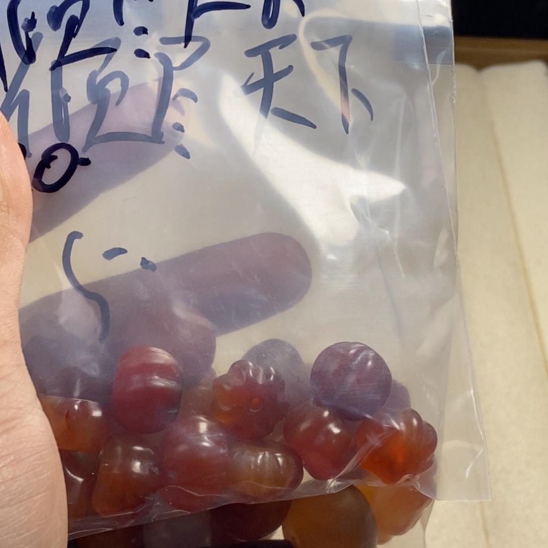倾***下玛瑙/玉髓未镶嵌颈饰