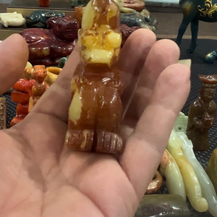 绿泥石云母质玉（岫岩玉）合金颈饰