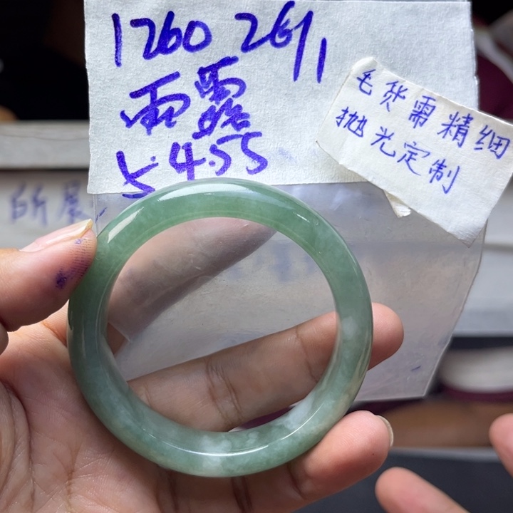 定制翡翠未镶嵌雨*天然翡翠