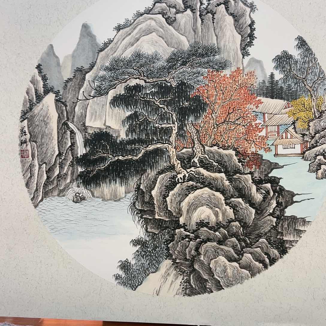 国画苏珊展览原作