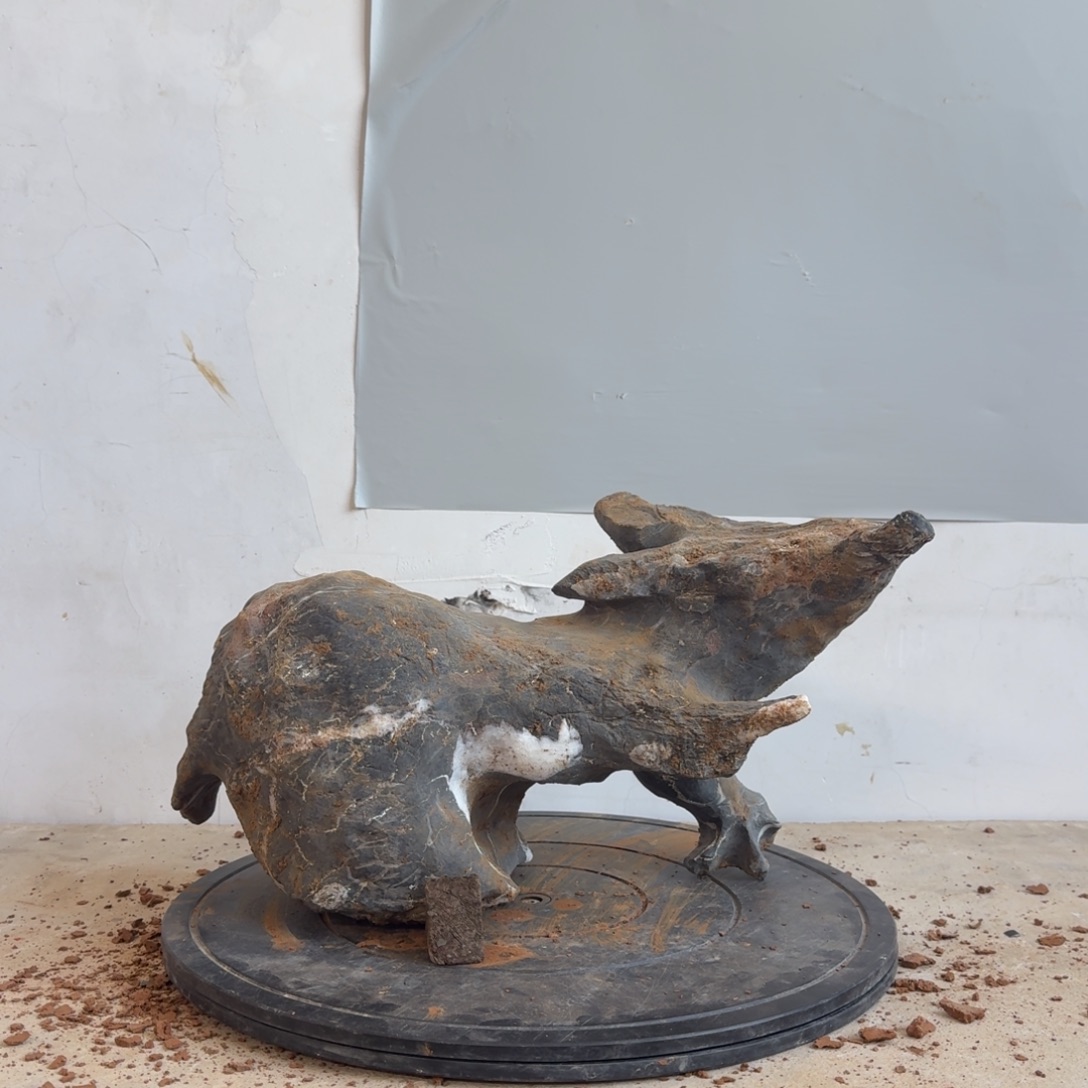 用***4石材安徽灵璧石磬石