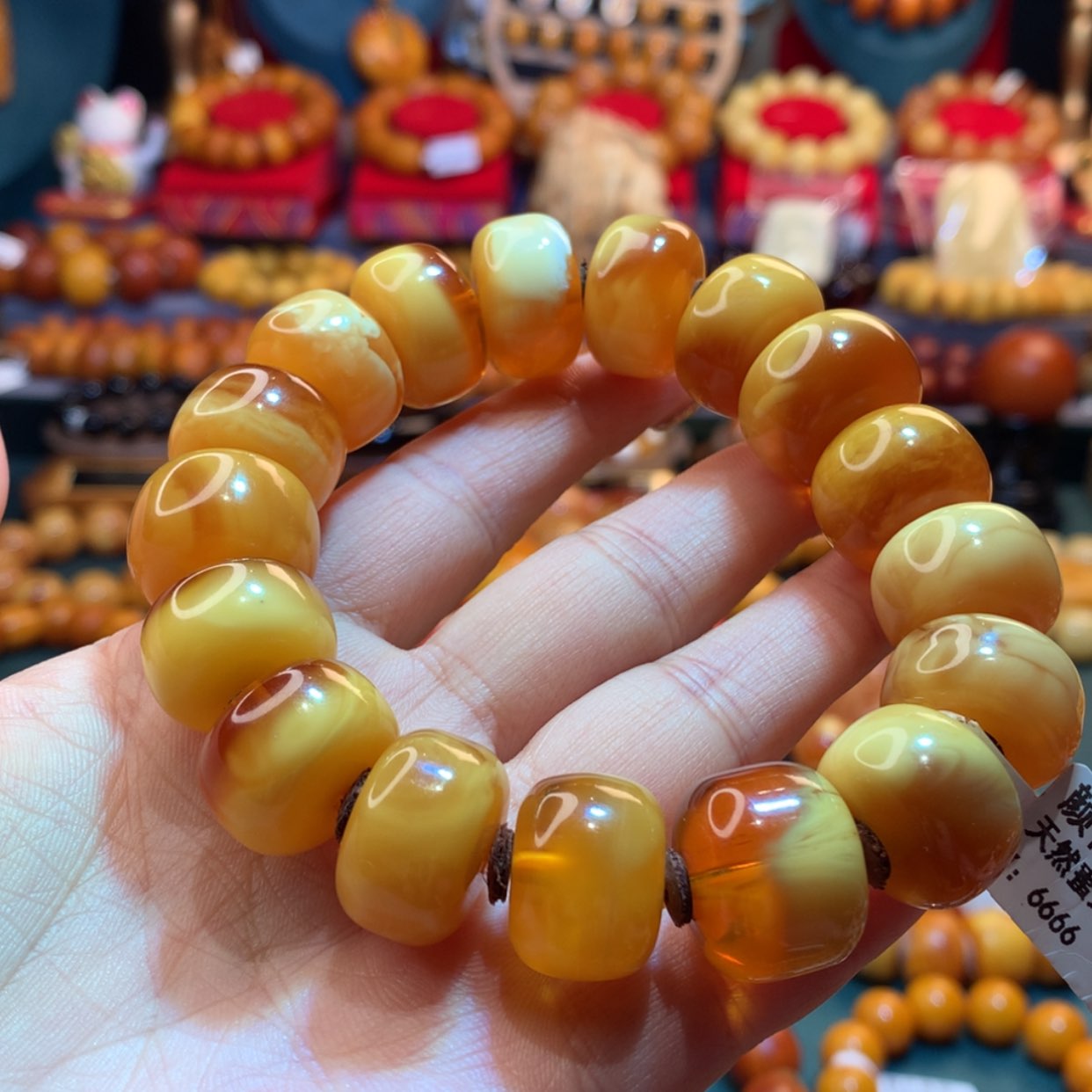 【闪购商品】蜜蜡手串未镶嵌蜜蜡手串