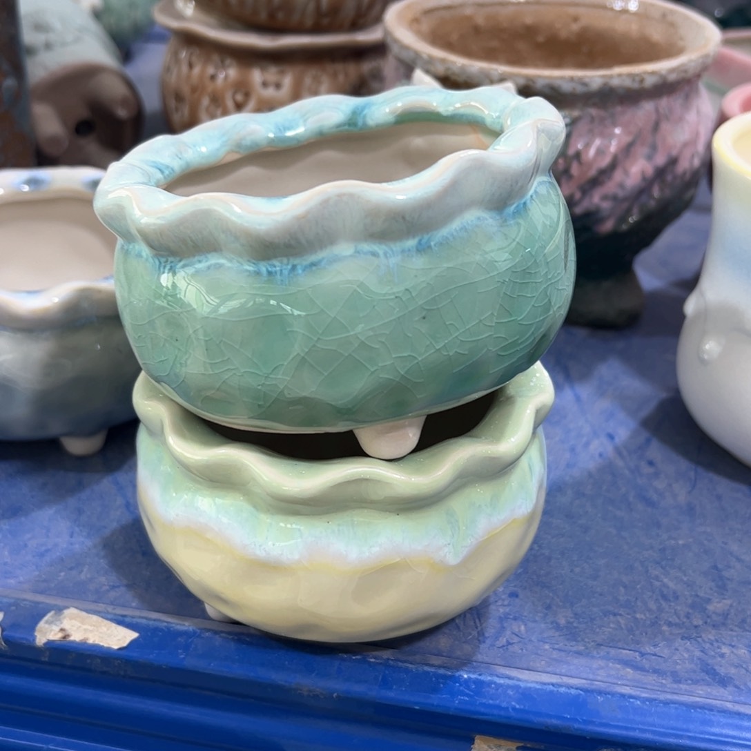 陶瓷多肉小花盆@@