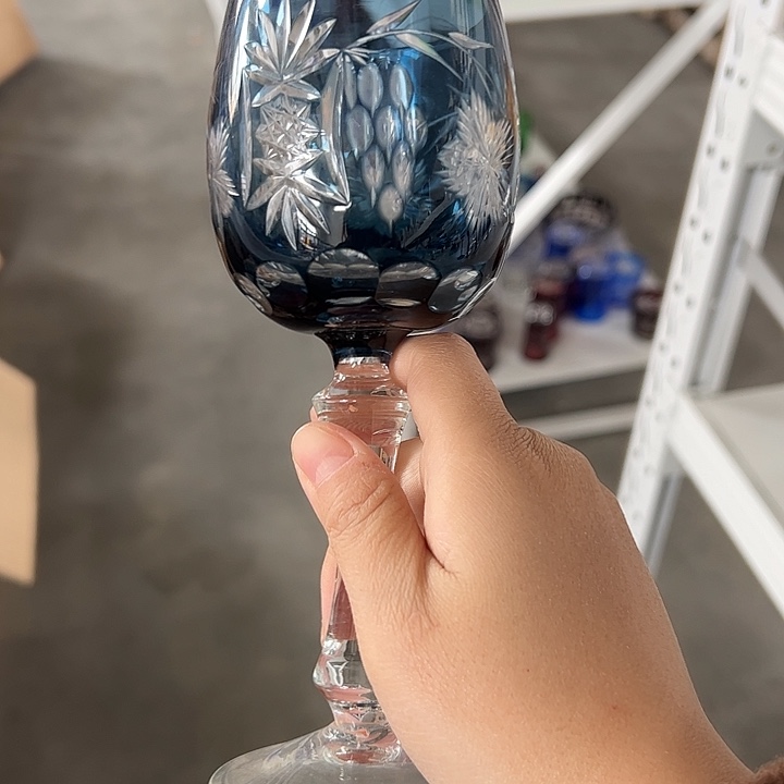 慕***人水晶玻璃手柄款微瑕两个