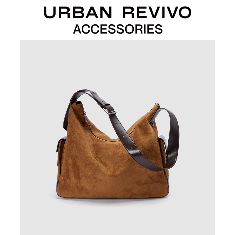 URBAN REVIVO2025秋季新款男士单肩斜挎包UAMB50121