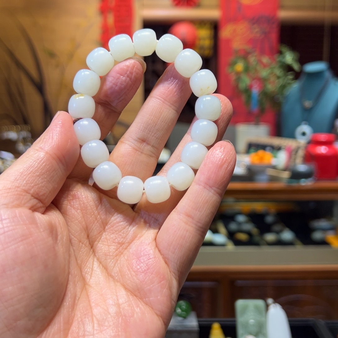 和田玉手链未镶嵌11.12