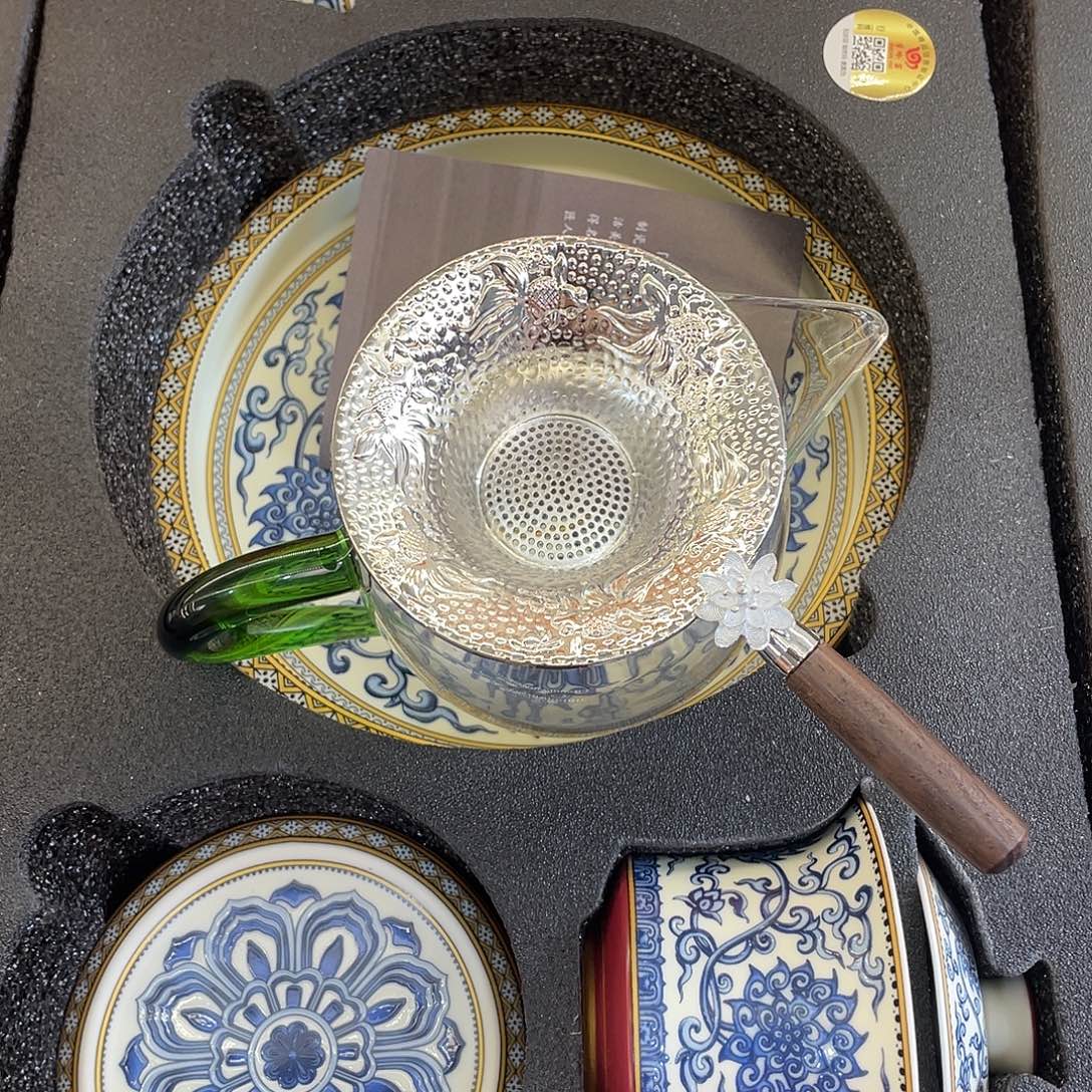 陶景德陶瓷盖碗茶具