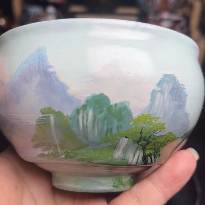 茶盏用****6主播家的大漆真漂亮！