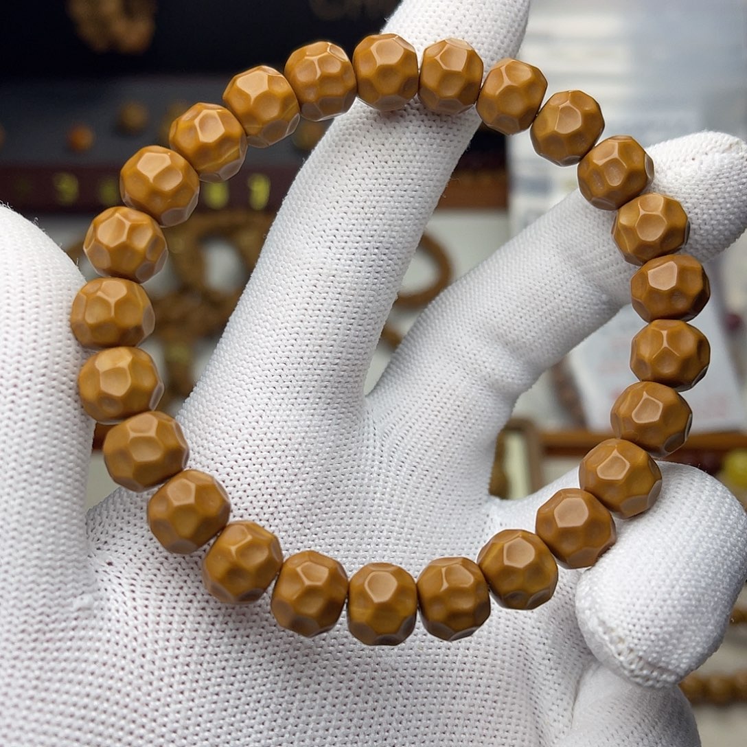 福***达手串猴头核桃全品黑金无相➕配珠