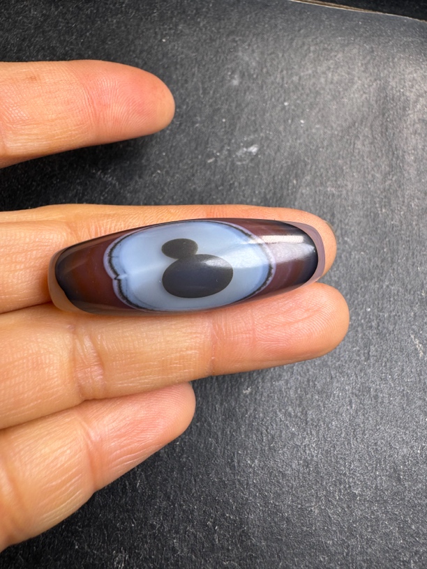 小8字锁骨玛瑙尺寸41.4*14.4