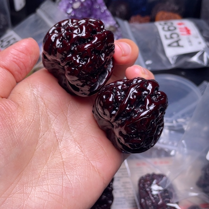 文玩核桃把件安**乐蛤蟆头