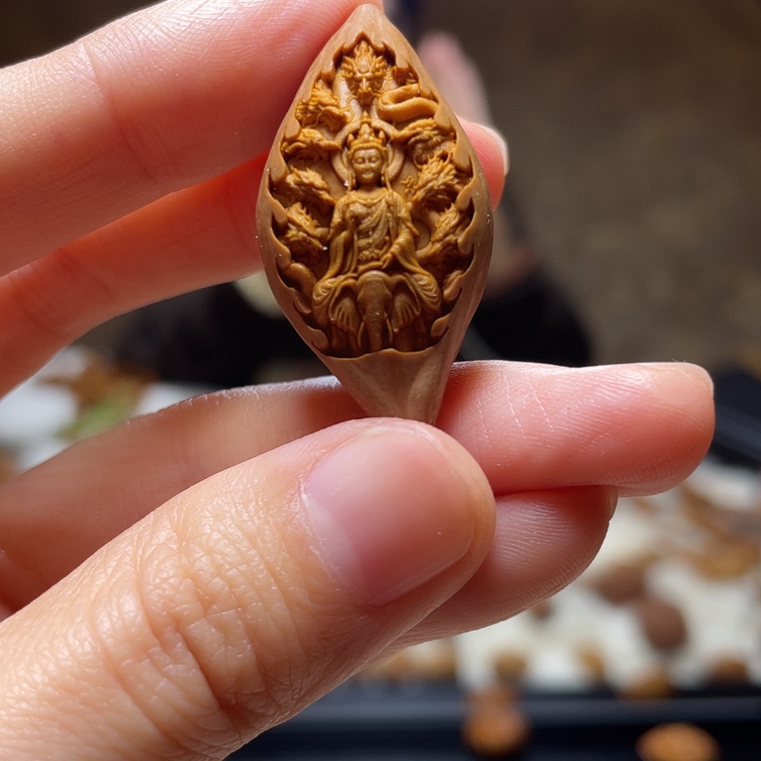 橄榄核吊坠橄榄 普贤