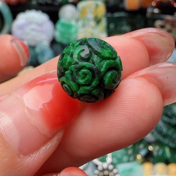 翡翠颈饰未镶嵌天然A货81