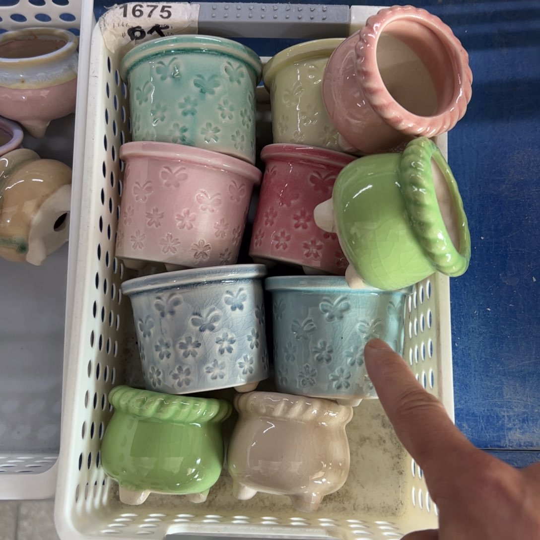 陶瓷陶瓷多肉花盆@@2061