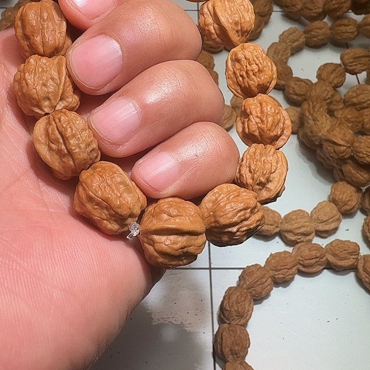 文玩核桃吊坠1.7矮桩小金蟾蛤蟆头手串