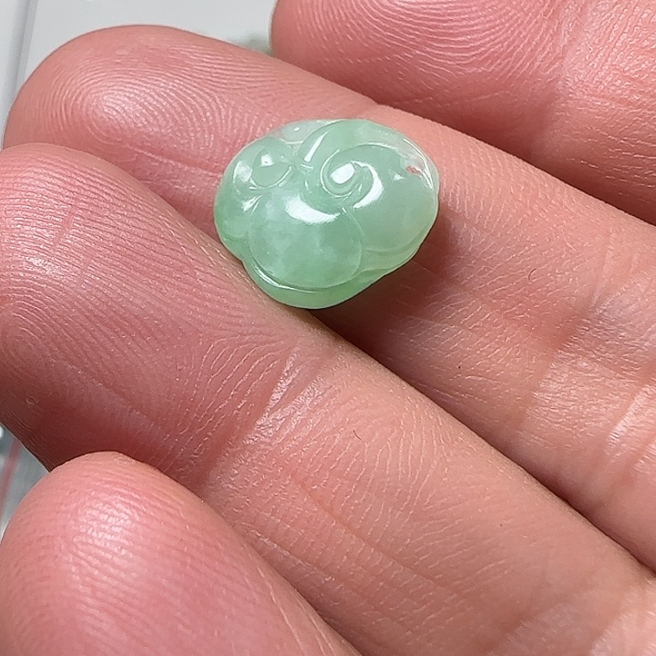 翡翠未镶嵌颈饰天然缅甸翡翠小如意