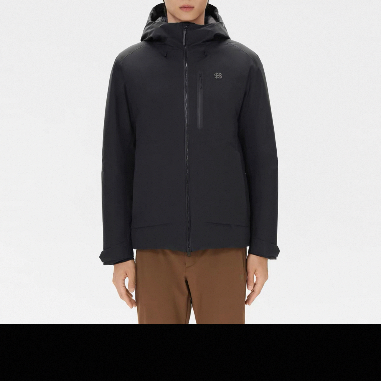 083KOLON SPORT可隆羽绒衣防风透湿连帽防水冲锋衣羽绒服