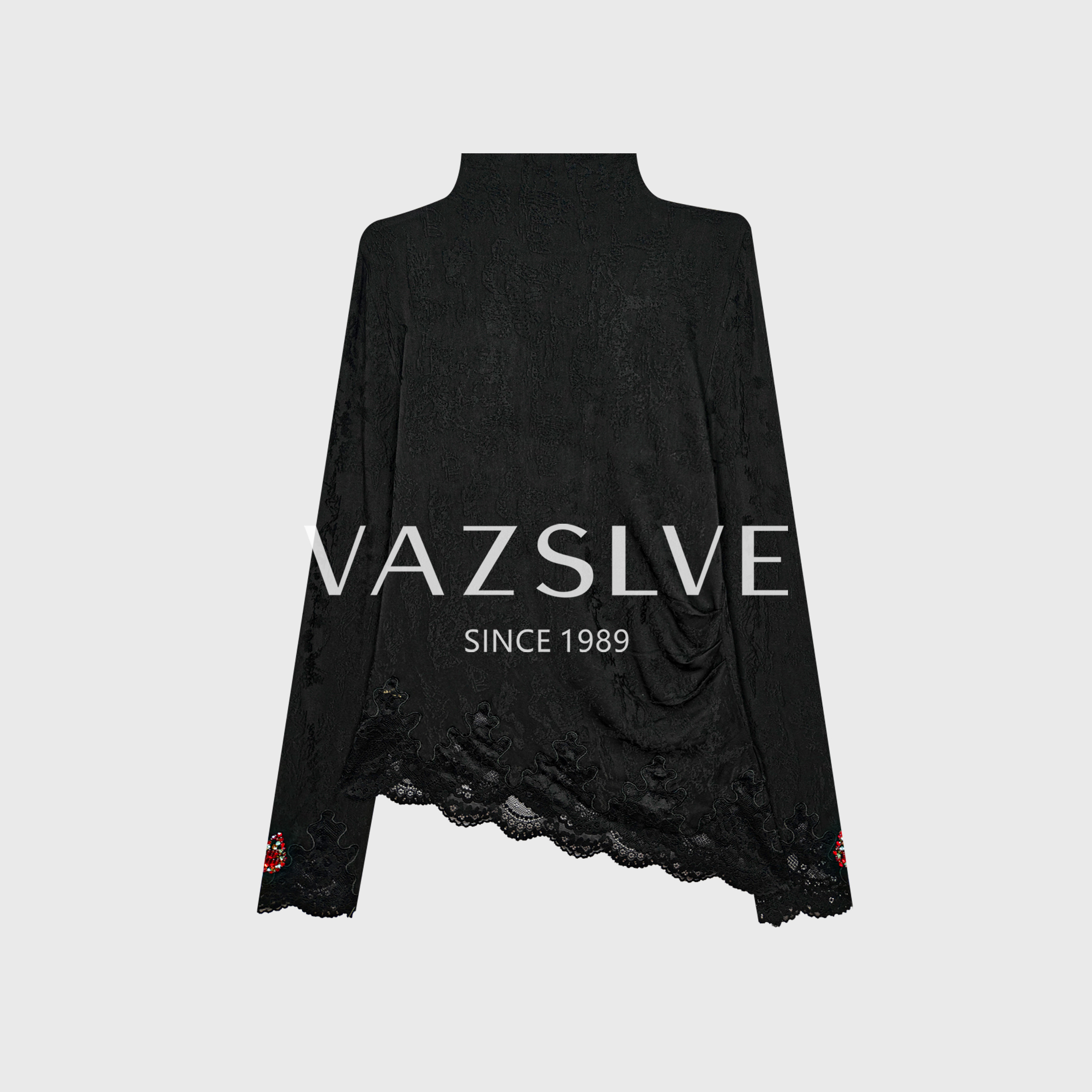 【VAZSLVE/全新奢品】捡漏 "不对称" 潮流百搭设计师长袖T恤T1177