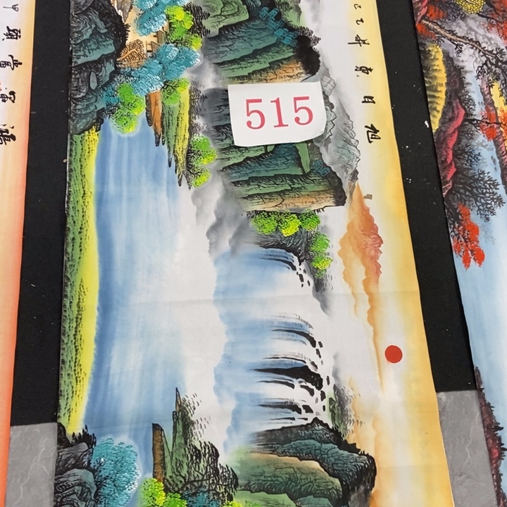 枕书斋画廊的直播间