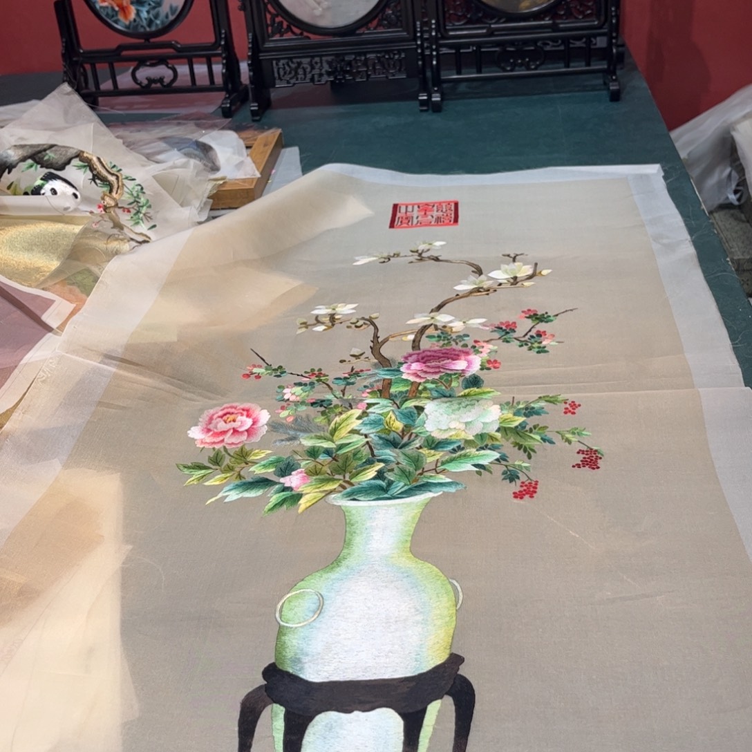 织绣纯手工打造全网最高性价比