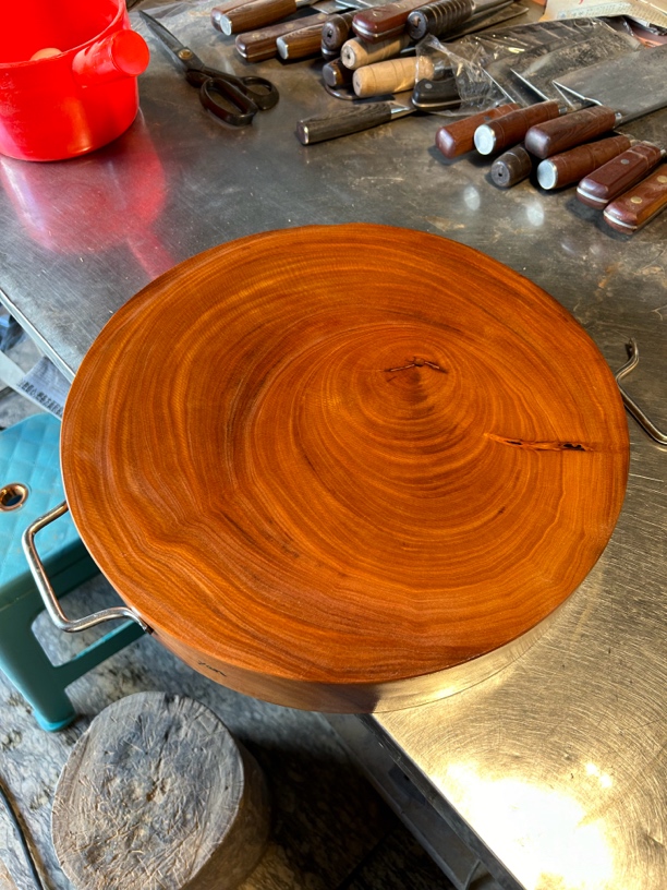 越南铁木菜板越南石山油蚬木砧板石山蚬木不发霉不起木屑不起泥