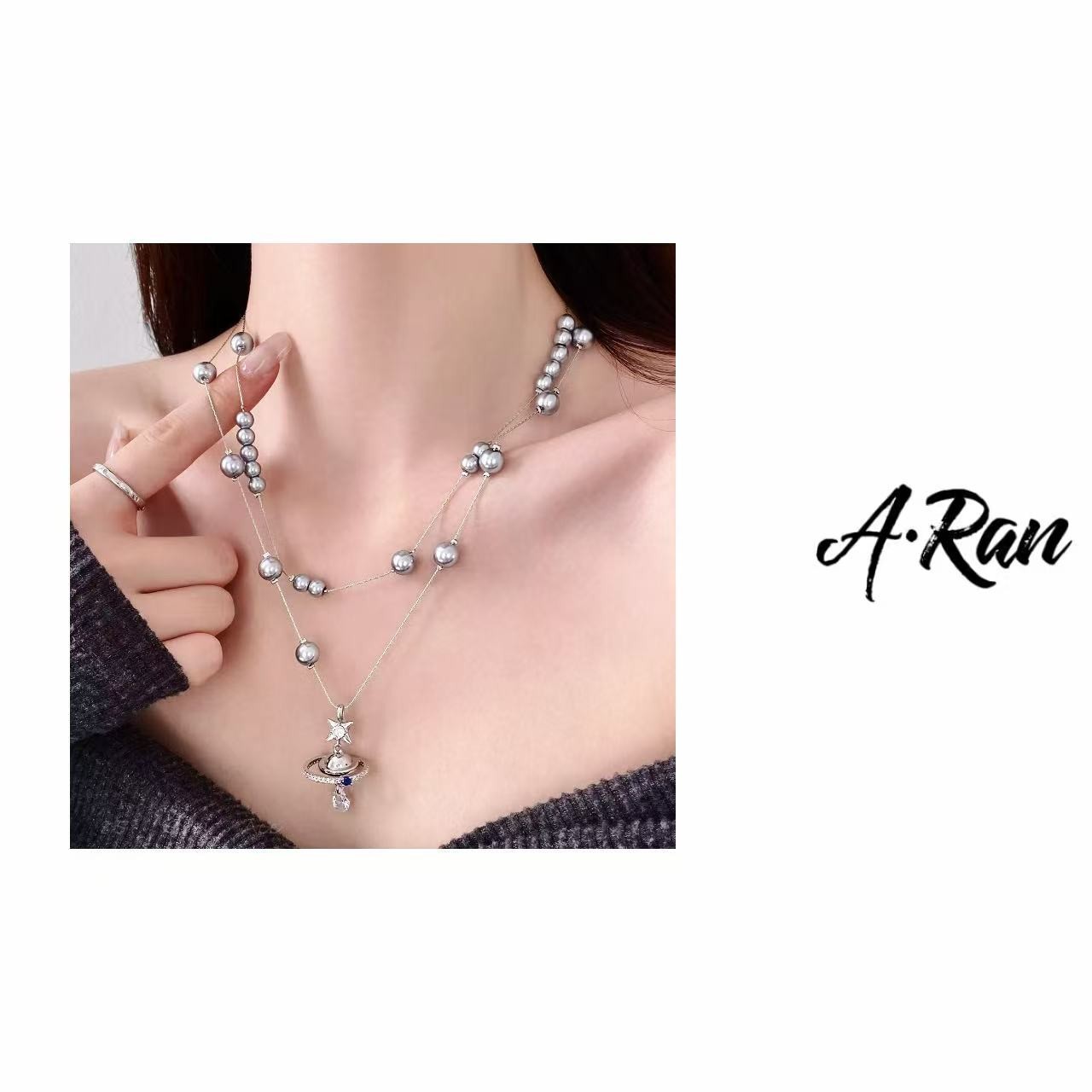 铜合金项链 时尚轻奢感项链A222