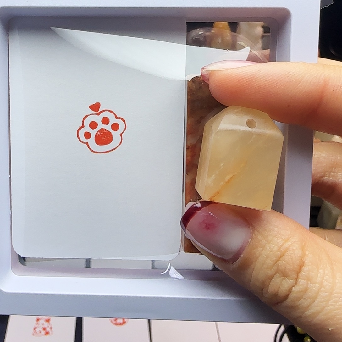 梵****寿山石印石猫爪1.5