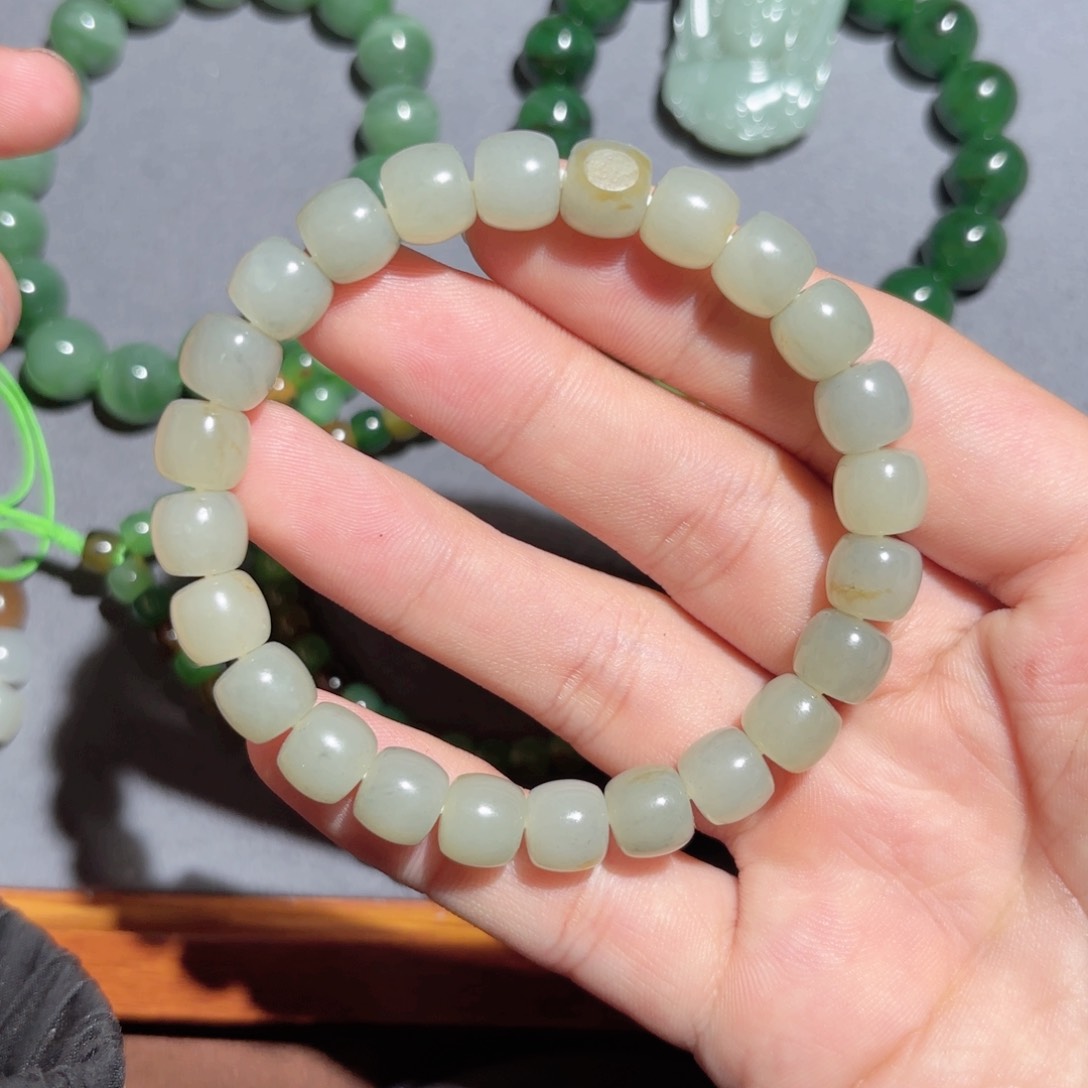 和田玉手链未镶嵌