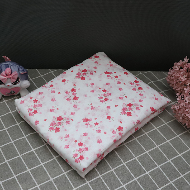 小碎花福利款100%纯棉中密度棉纱布棉胎布里衬布内胆布豆包棉花布