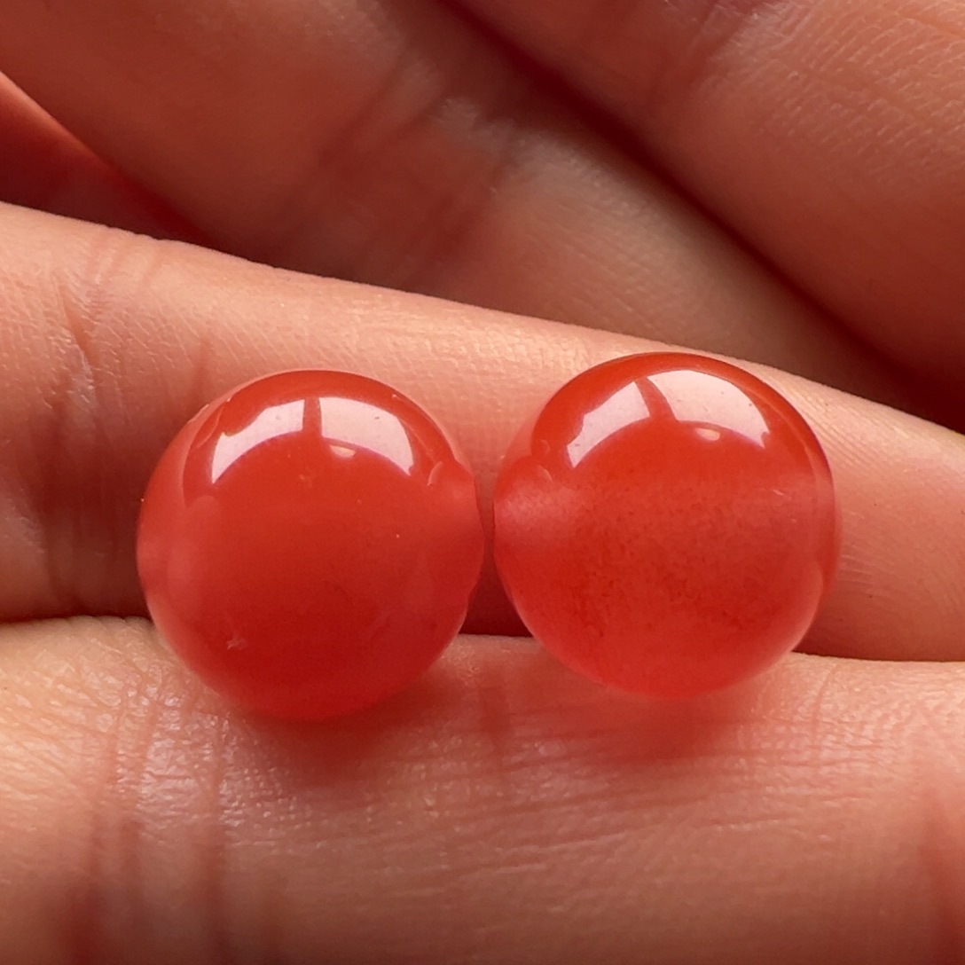 南红玛瑙圆珠11.5未镶嵌