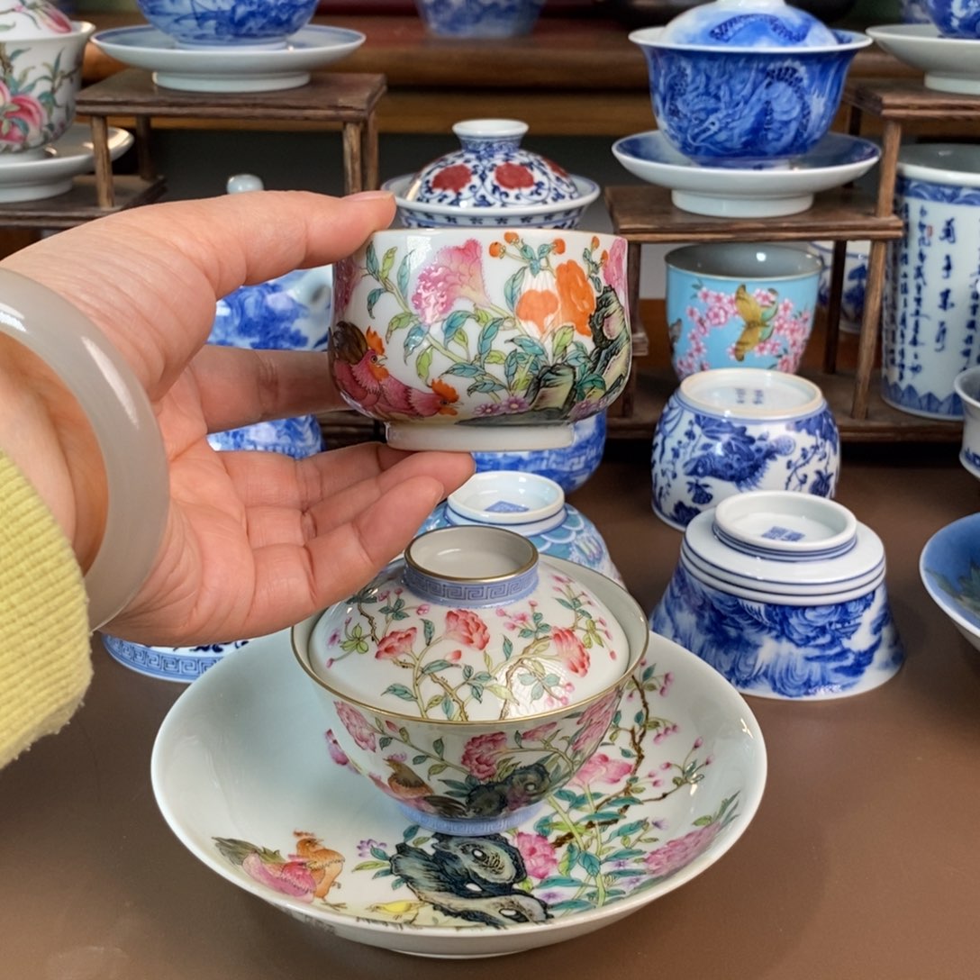 景德镇陶瓷手工手绘