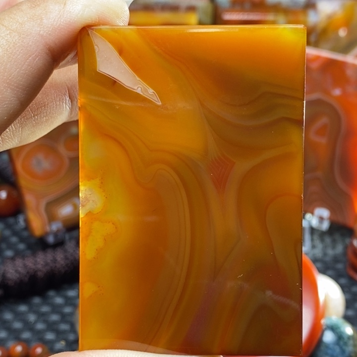 夜***声玛瑙/玉髓未镶嵌颈饰