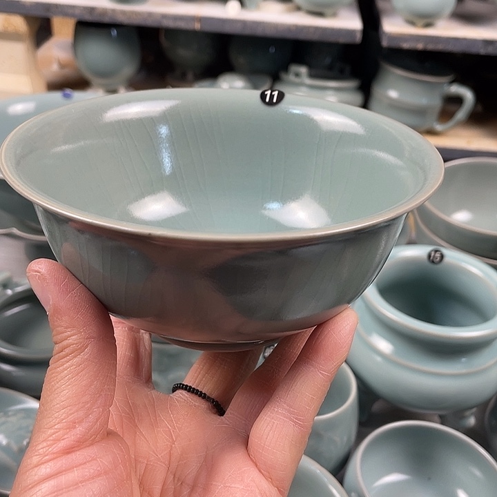 陶摆件小故宫碗微瑕特价8888