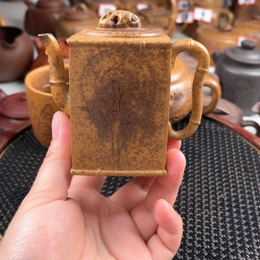 紫泥茶壶宜兴紫砂