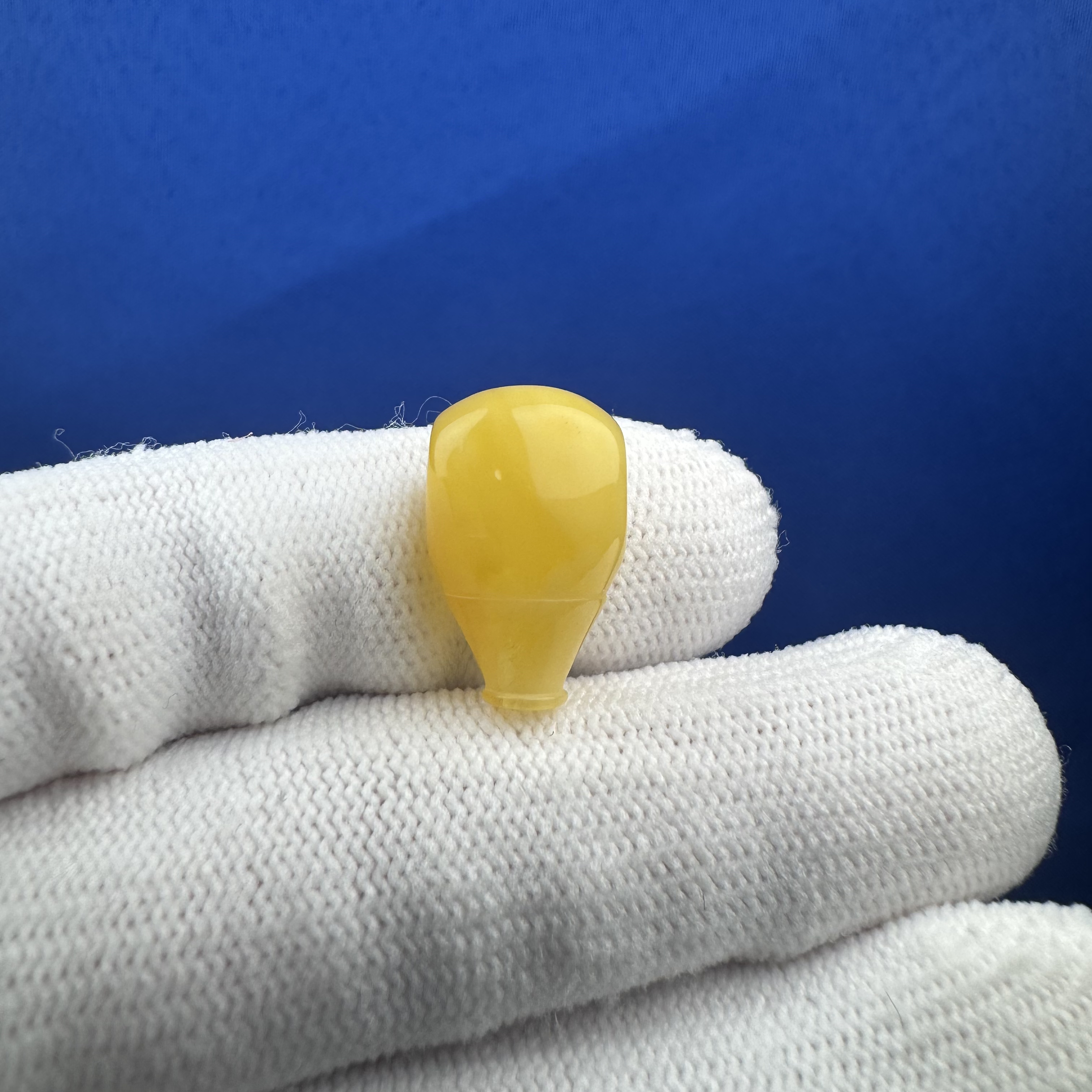 B4311天然蜜蜡制品 俄料瑕疵三通11.6mm 一物一图假一罚十