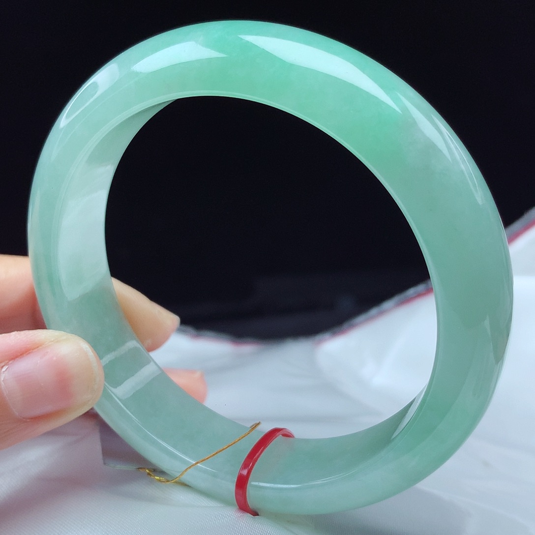 翡翠未镶嵌手镯57圈0716