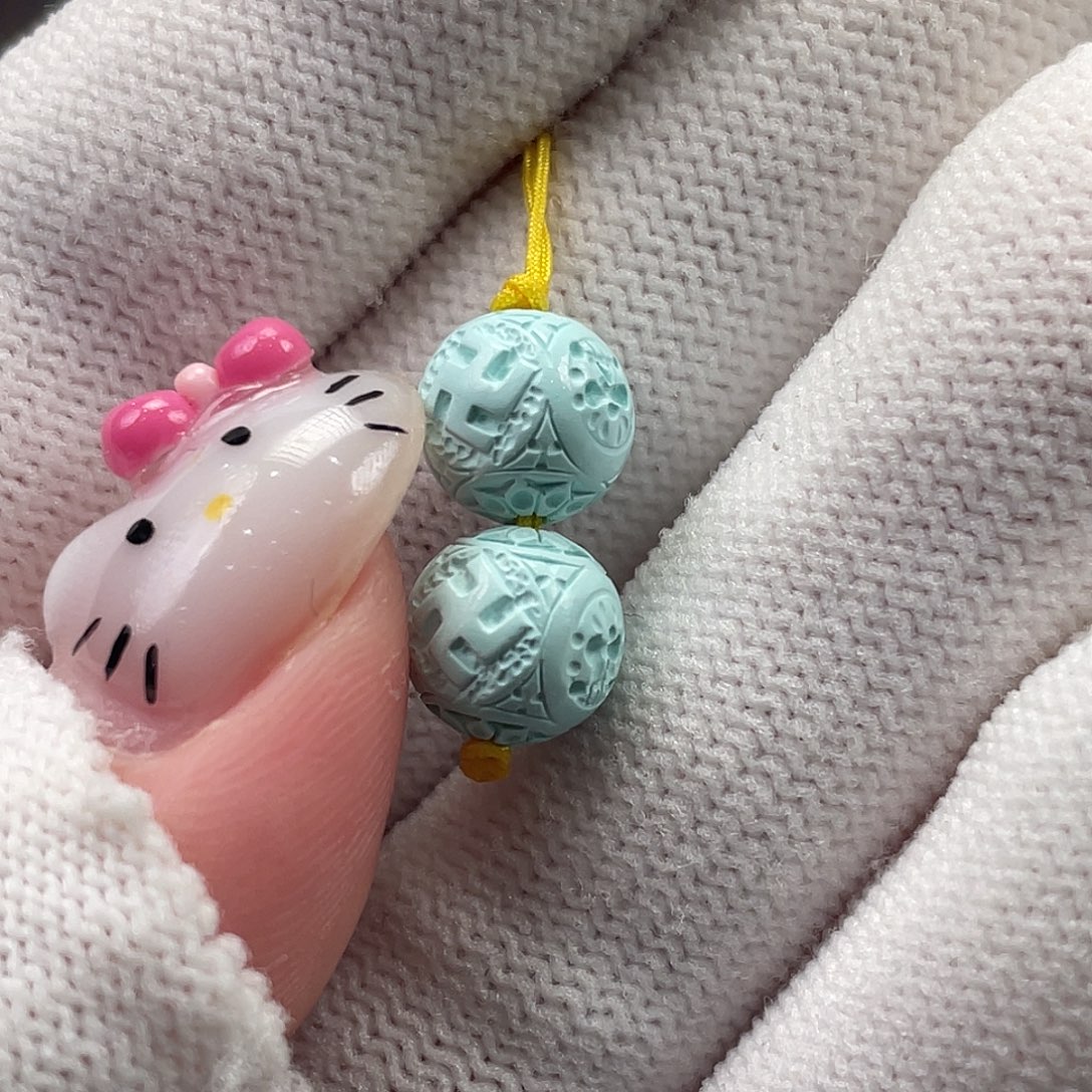 绿松石未镶嵌挂件