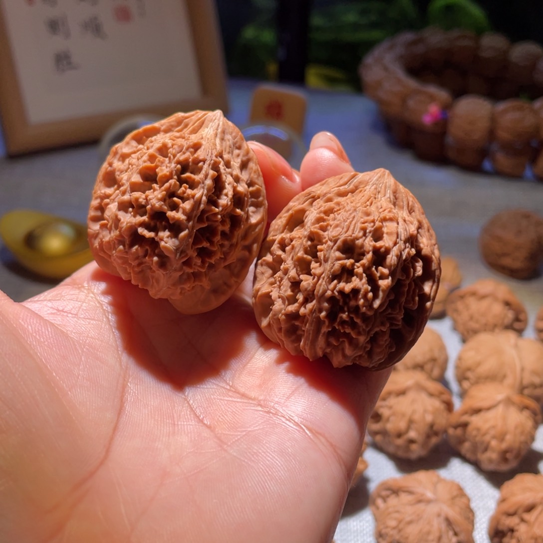 桃核把件37全品满天星