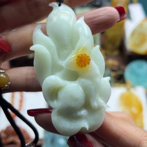 岫玉挂件未镶嵌挂件