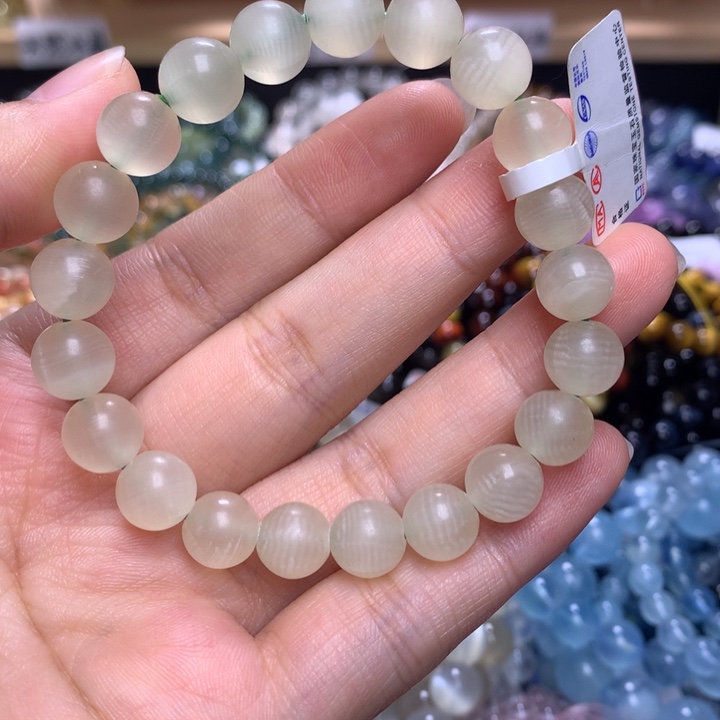 未镶嵌手串水晶9绿纹石