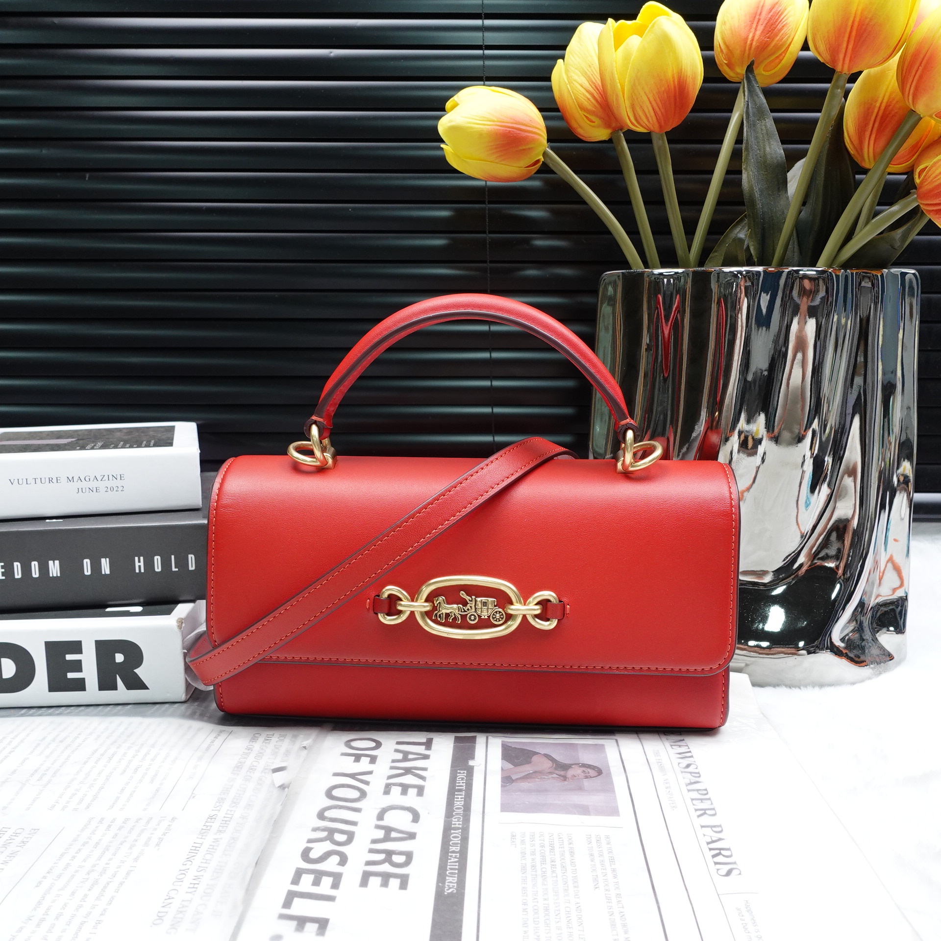 95新 COACH/蔻驰 单肩包/T10202419