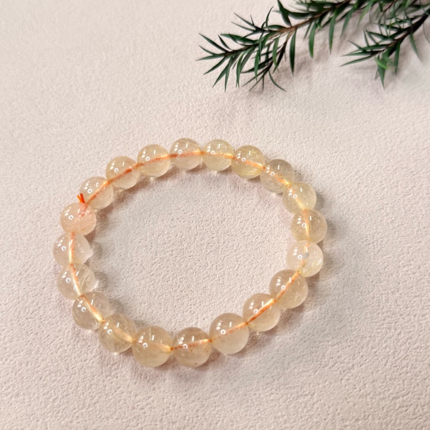 【六六中古】精美发晶手串as2322珠子10-10.5