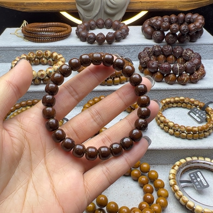 紫金鼠手串实心老邢0.9—2