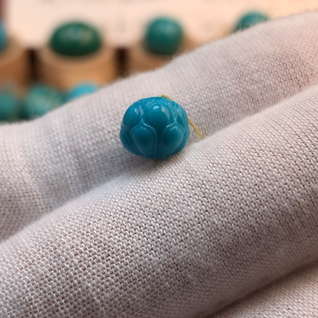 绿松石未镶嵌挂件8.7m