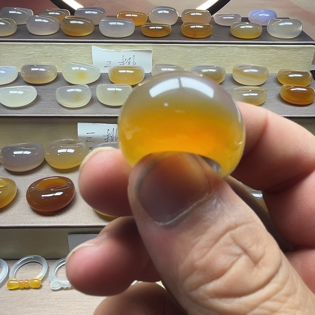 玛瑙/玉髓未镶嵌戒指