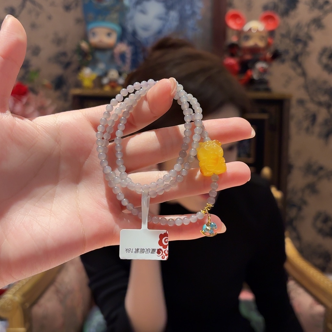 和田玉手串未镶嵌