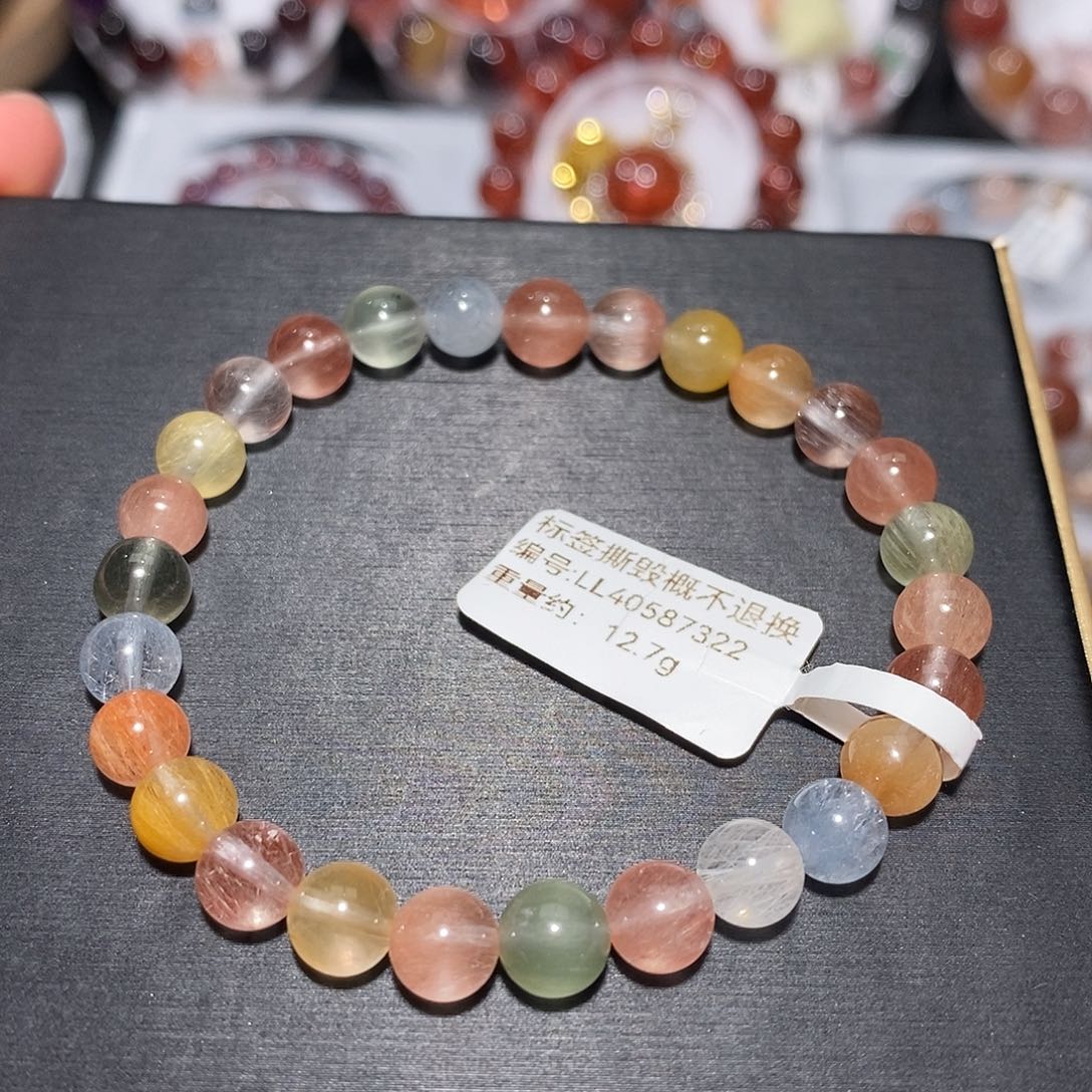 手链水晶未镶嵌F彩兔毛7