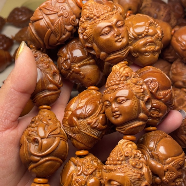 冰***歌橄榄核吊坠橄榄核手持