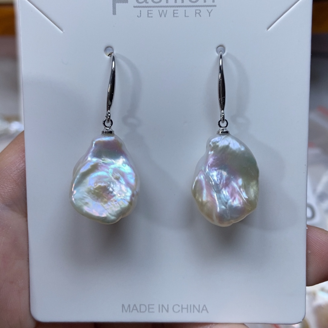 淡水珍珠耳环合金福利578